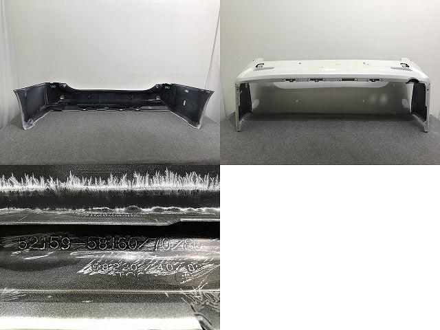 ヴェルファイア/X/V/アルファード/X/G 30系/AGH30W/AGH35W/GGH30W/GGH35W/AYH30W 純正 リア バンパー 52159-58160 パール 070(137401)