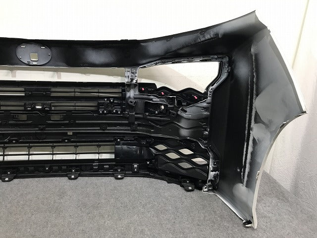 ヴォクシー/VOXY S-G/S-Z/90系/ZWR90W/ZWR95W/MZRA90W/MZRA95W 純正 フロント バンパー グリル付 52119-V1010 ホワイトパール 070(137471)
