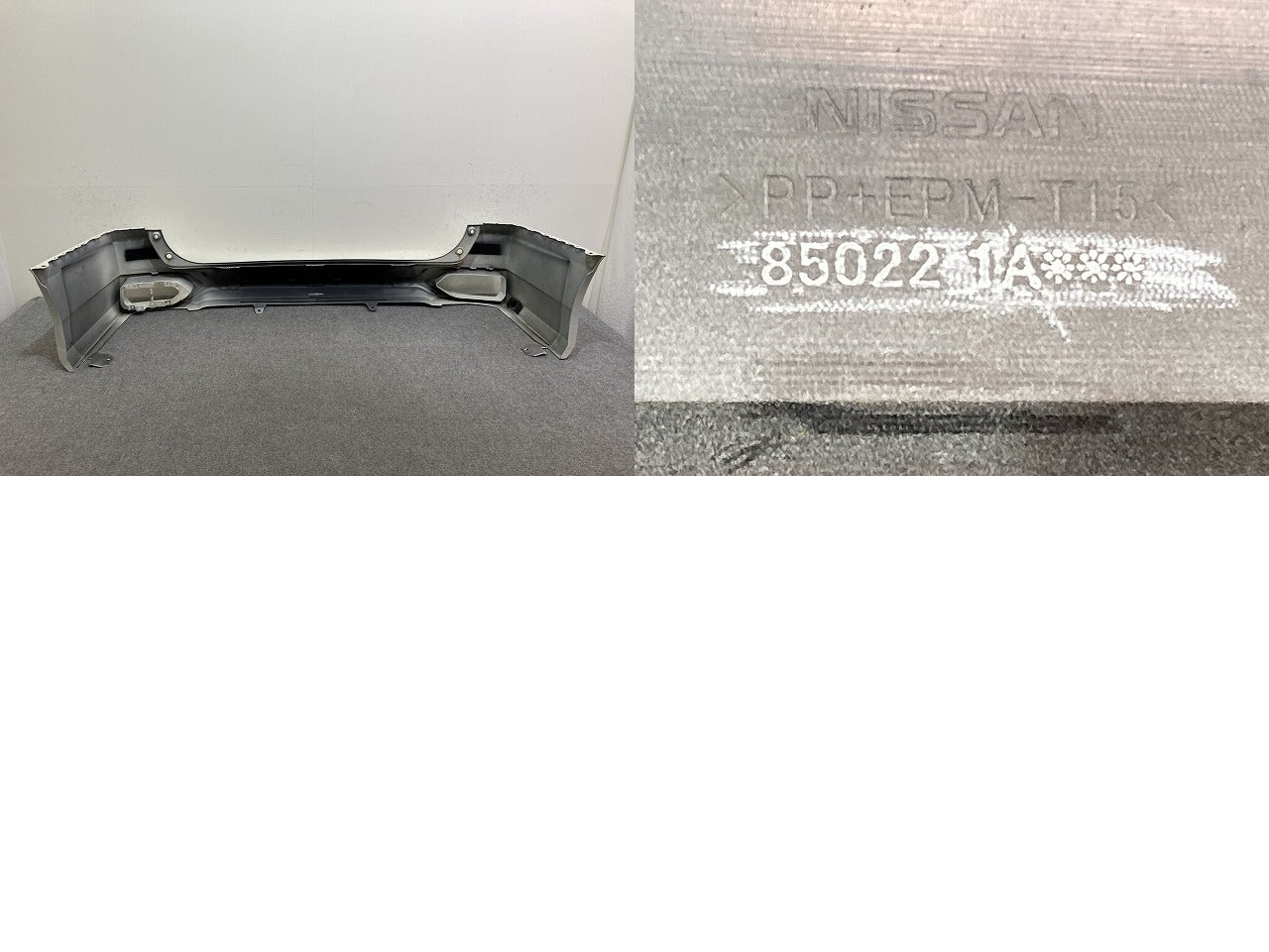 セレナ/ライダー Rider C27/GC27/GNC27 純正 前期 リア バンパー 85022 1A*** ブリリアントホワイトパール QAB 日産(137483)
