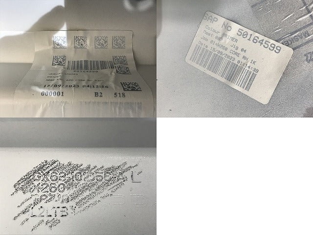 新品!XF X260 JB 純正 右 サイドステップ/サイドスカート GX63-101D56-A ホワイト ソリッド ジャガー(137568)