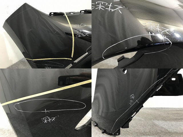 ハリアー 80系/MXUA80/MXUA85/AXUH80/AXUH85/AXUP85 純正 フロント バンパー 52119-488301 プレシャスブラックパール 219 トヨタ(137615)