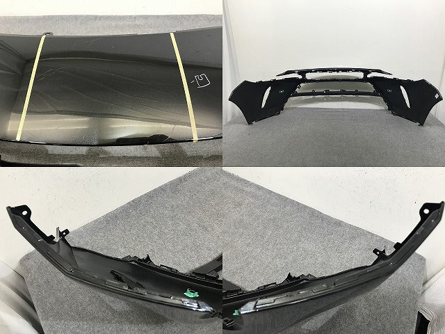 ハリアー 80系/MXUA80/MXUA85/AXUH80/AXUH85/AXUP85 純正 フロント バンパー 52119-488301 プレシャスブラックパール 219 トヨタ(137620)