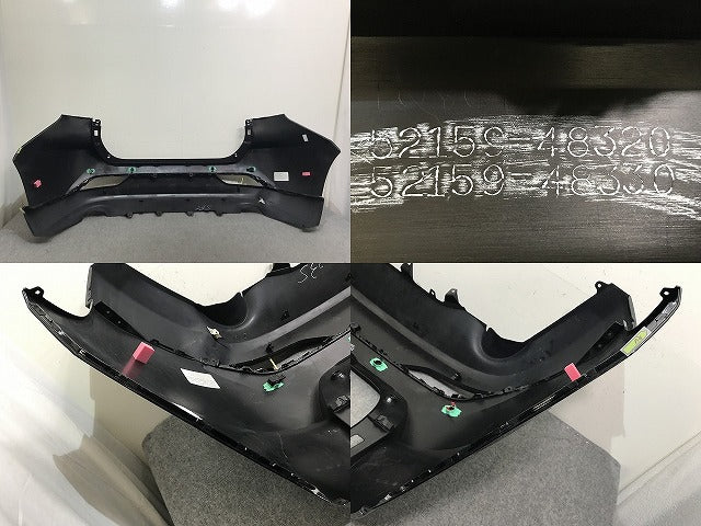 ハリアー 80系/MXUA80/MXUA85/AXUH80/AXUH85/AXUP85 純正 リア バンパー 52159-48320 プレシャスブラックパール 219 トヨタ(137721)