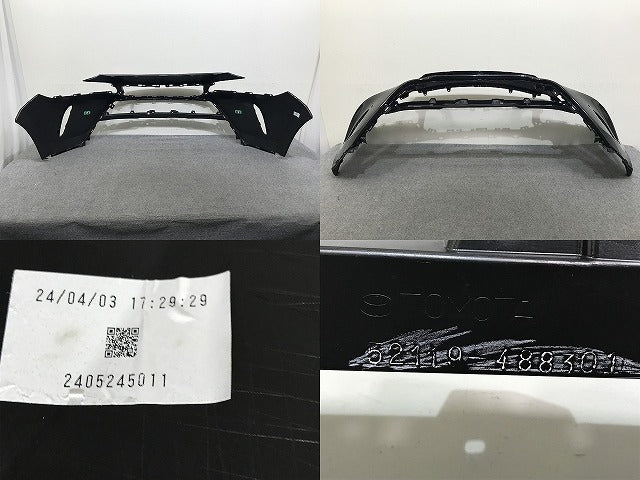 ハリアー 80系/MXUA80/MXUA85/AXUH80/AXUH85/AXUP85 純正 フロント バンパー 52119-488301 プレシャスブラックパール 219 トヨタ(137723)