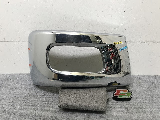 キャンター 8代目 FBA/FEA・B・C系/標準 純正 右 フロント コーナーパネル/カバー QZ0567122/32 QZ0304002/12 メッキ 三菱ふそう(137767)