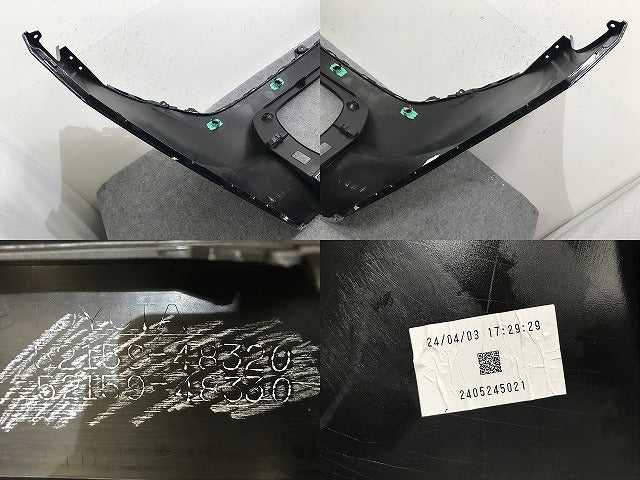 ハリアー 80系/MXUA80/MXUA85/AXUH80/AXUH85/AXUP85 純正 リア バンパー 52159-48320 52159-48965-C1 プレシャスブラック 219(137779)