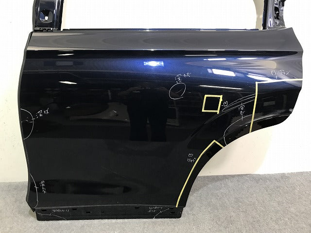 ヴェゼル/VEZEL RV3/RV4/RV5/RV6 純正 左 リア ドア ミッドナイトブルービームメタリック B610M ホンダ(137791)