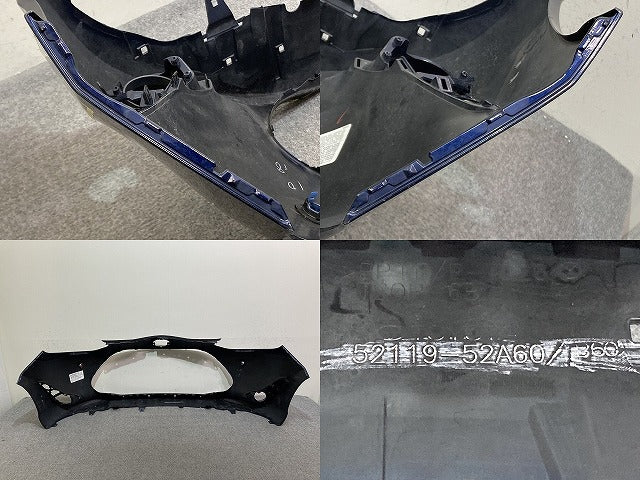 アクア/AQUA NHP10 純正 後期 フロント バンパー 52119-52A60/B60 ダークブルーマイカメタリック 8W7 トヨタ(137847)
