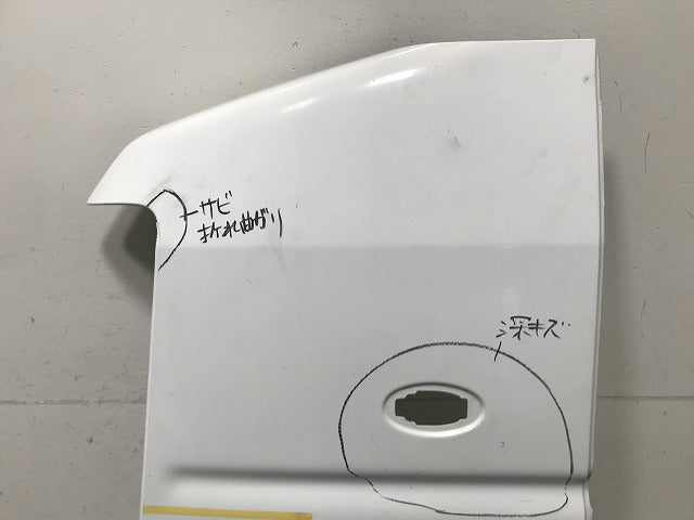 エブリィ/スクラム/ワゴン/NV100クリッパーリオ/タウンボックス DA64W/DR64W/DG64W/DS64W 純正 左 フロント フェンダー ホワイト(137916)