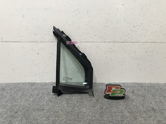 サクラ/SAKURA B6AW 純正 右 Aピラーガラス フロントピラーガラス/小窓ガラス 43R-010982 802A0-7PA1A 日産(137919)