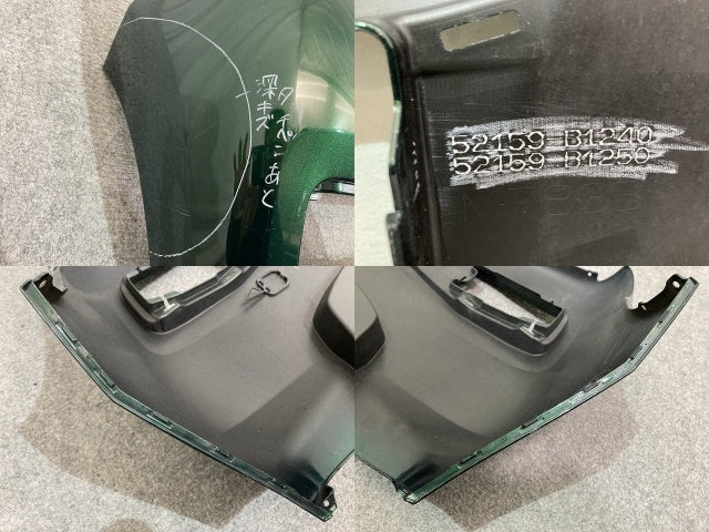 パッソ モーダ/ブーン シルク M700A/M710A/M700S/M710S 純正 前期 リア バンパー 52159-B1240 ダークエメラルドマイカ G58 トヨタ(137988)