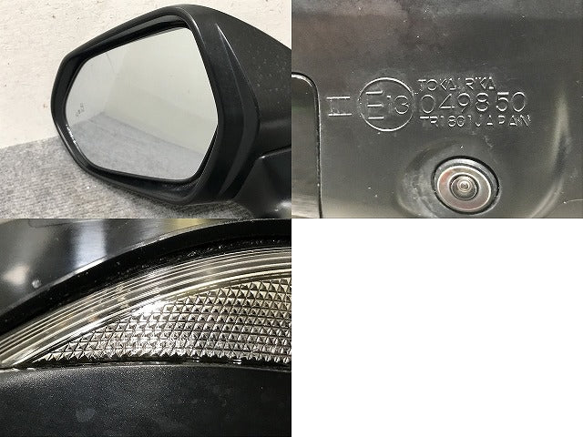 アクア/AQUA MXPK10/MXPK11/MXPK15/MXPK16 純正 左 ドアミラー 13線 カメラ/ウインカー付 TOKAIDENSO 049850/52-287 87940-52L20(138000)