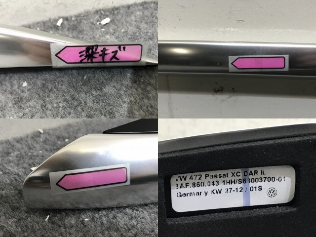 新品!パサート/オールトラック 2011-2014 純正 左右 ルーフレール 2本セット 3AF.860.044 3AF860034 シルバー フォルクスワーゲン(138213)