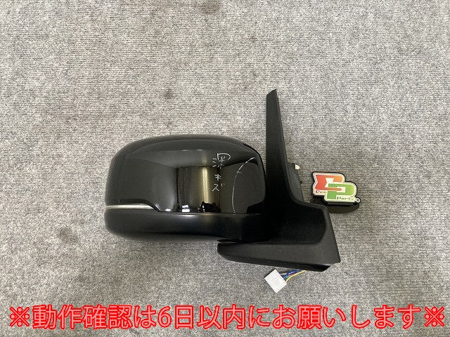 N-BOX/NBOX Nボックス JF3/JF4 純正 右 ドアミラー 7線 ウインカー付 KT25 A クリスタルブラックパール NH731P ホンダ(138236)