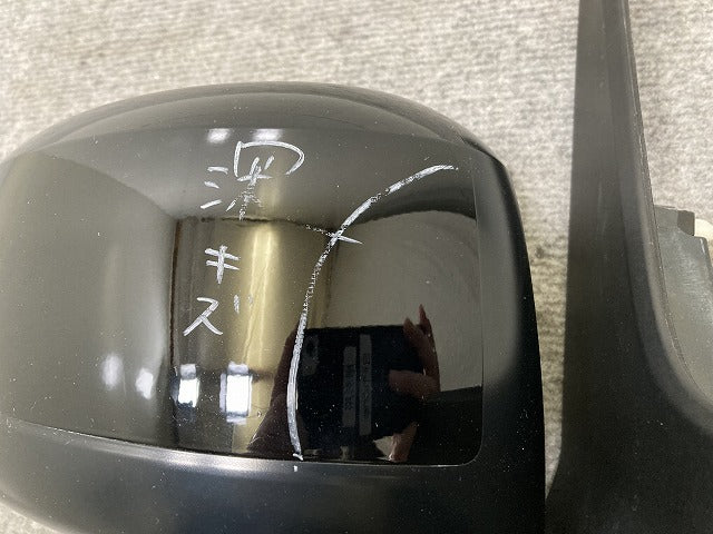 N-BOX/NBOX Nボックス JF3/JF4 純正 右 ドアミラー 7線 ウインカー付 KT25 A クリスタルブラックパール NH731P ホンダ(138236)