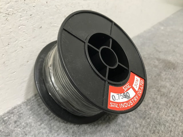 新品!自動車用低圧電線 AV線 0.75SQ 30m ブラック(138299)
