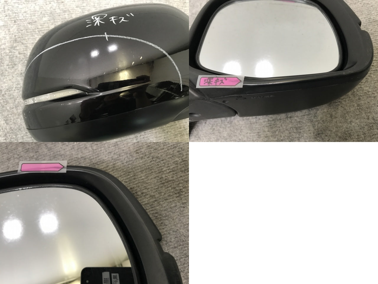 N-WGN/NWGN/Nワゴン JH1/JH2 純正 右 ドアミラー 9線 ウインカー付 KT 17 プレミアムブルームーンパール B589P ホンダ(138338)