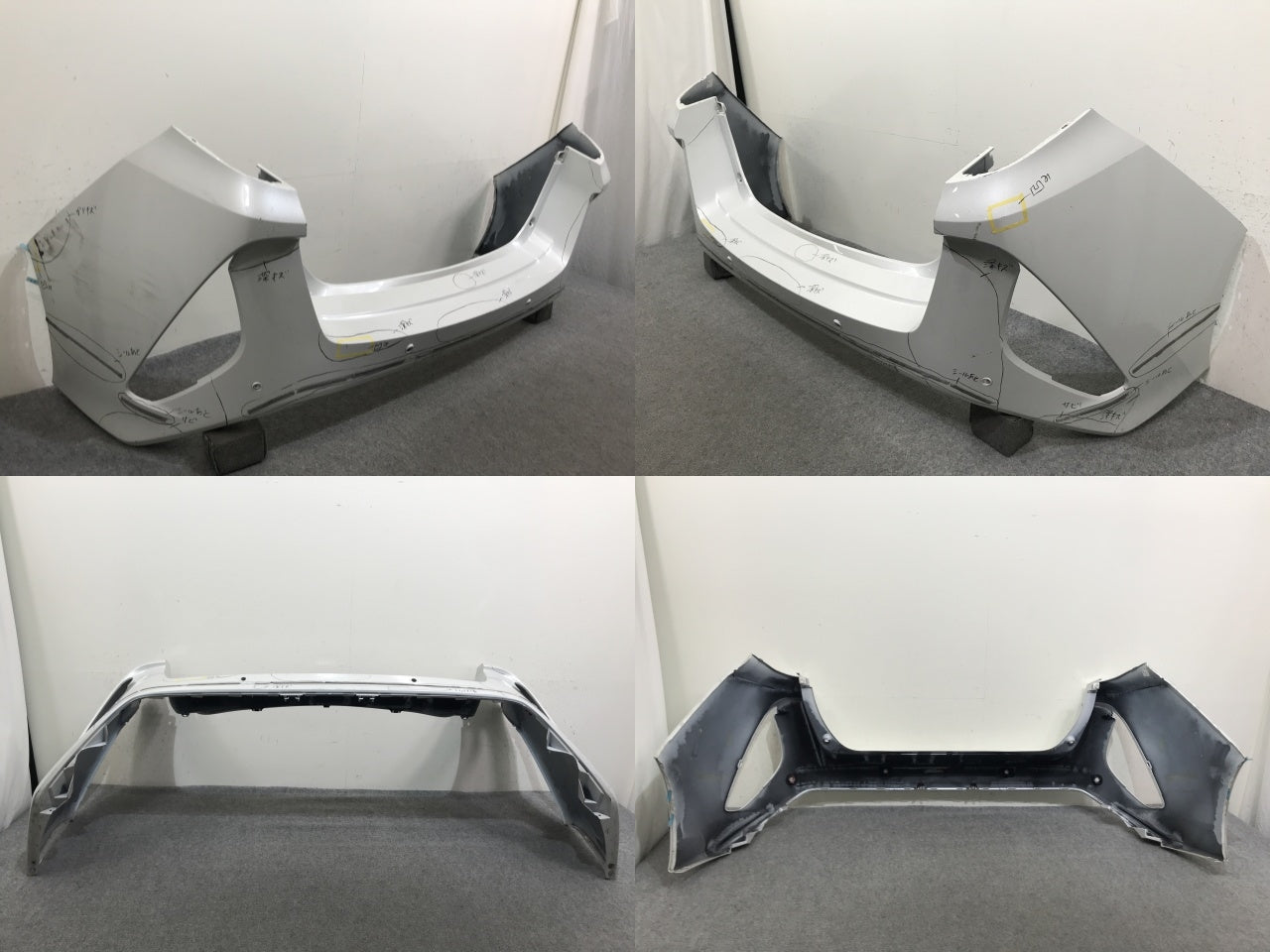 プリウス PHV ZVW52 純正 リア バンパー 52159-47210 プラチナホワイトパールマイカ 089 トヨタ(138381)
