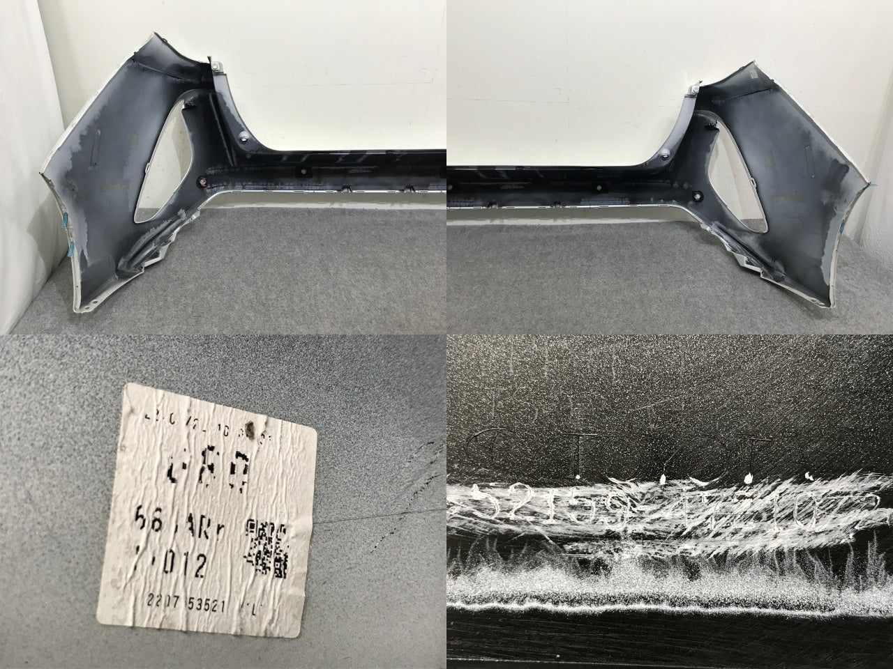 プリウス PHV ZVW52 純正 リア バンパー 52159-47210 プラチナホワイトパールマイカ 089 トヨタ(138381)