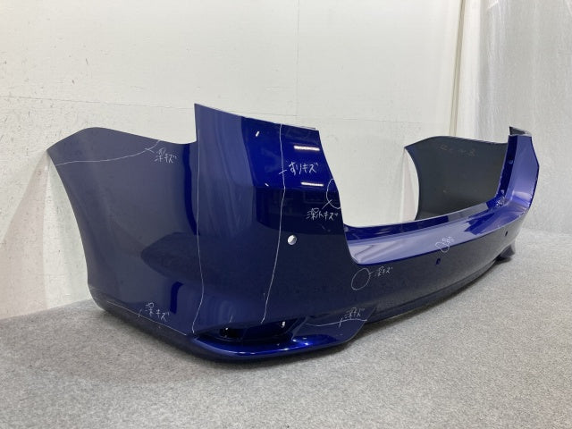 カローラ フィールダー 16系/NZE161G/NZE164G/NKE165G/ZRE162G 純正 後期 リア バンパー 52159-13300 ダークブルーマイカ 8W7(138468)