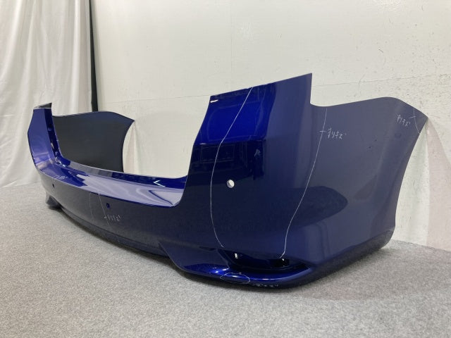 カローラ フィールダー 16系/NZE161G/NZE164G/NKE165G/ZRE162G 純正 後期 リア バンパー 52159-13300 ダークブルーマイカ 8W7(138468)