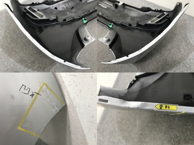 アクア/AQUA MXPK10/MXPK11/MXPK15/MXPK16 純正 リア バンパー 52159-52C20 シルバーメタリック 1F7 トヨタ(138469)