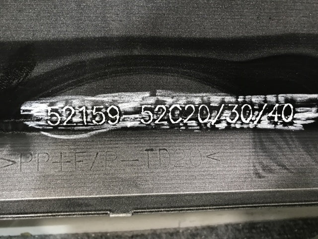 アクア/AQUA MXPK10/MXPK11/MXPK15/MXPK16 純正 リア バンパー 52159-52C20 シルバーメタリック 1F7 トヨタ(138469)