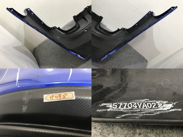 WRX STI VAB 純正 後期 リア バンパー 57704VA022 WRブルーパール K7X スバル(138474)