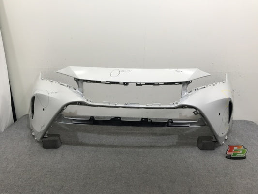ハリアー 80系/MXUA80/MXUA85 ハイブリッド/AXUH80/AXUH85 PHEV/AXUP85 純正 フロント バンパー 52119-488301 ホワイト パール(138493)