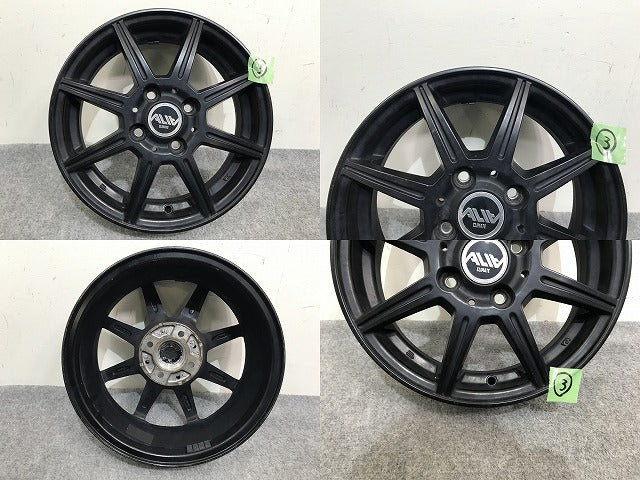 N-BOX タント ムーヴ スペーシア ルークス 社外 ホイール CLIMATE/クライメイト 4本セット 14x4.5/ET43/4穴 4H/PCD100/ハブ径62mm(138500)