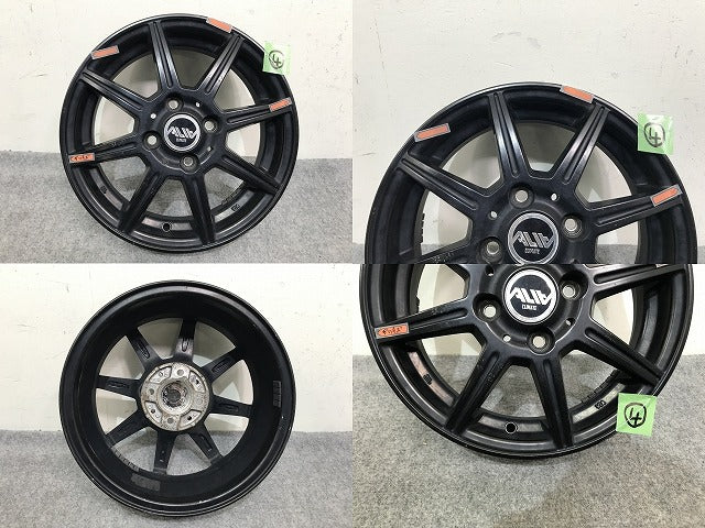 N-BOX タント ムーヴ スペーシア ルークス 社外 ホイール CLIMATE/クライメイト 4本セット 14x4.5/ET43/4穴 4H/PCD100/ハブ径62mm(138500)