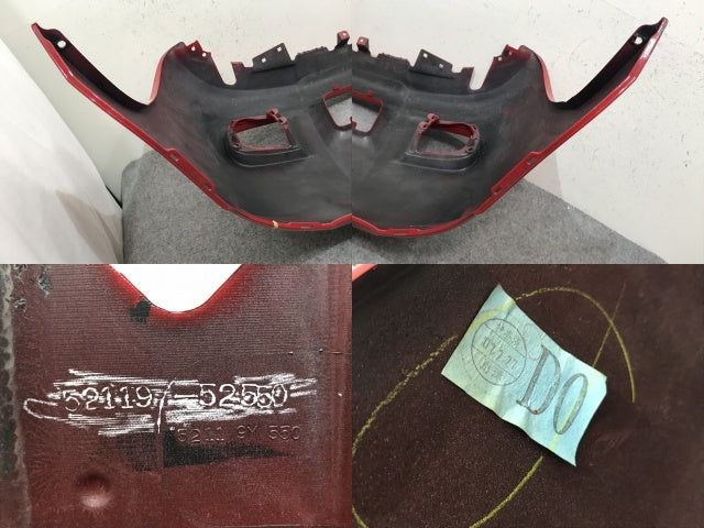 シエンタ NCP81G/NCP85G 純正 後期 フロント バンパー 52119-52550 スーパーレッドⅤ 3P0 トヨタ(138550)