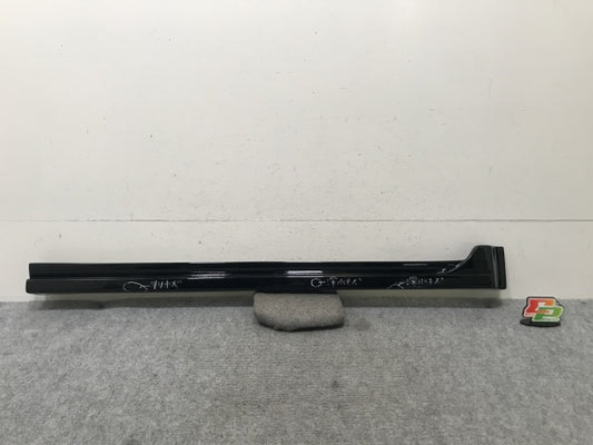 新品!ヴォクシー VOXY 80系/ZRR80W/ZRR85W ZRR80/ZRR85 社外 右 フロント サイドステップ/サイドスカート M'zSPEED FRP製 ブラック(138564)