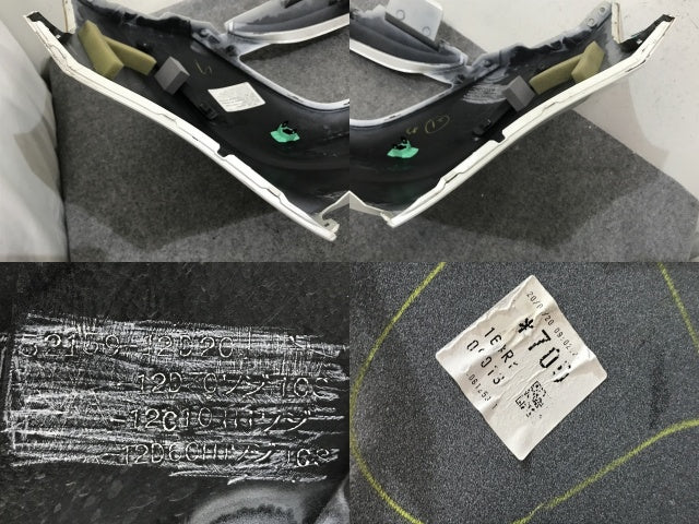カローラ スポーツ 210系/NRE210H/NRE214H/ZWE211H/ZWE213H/ZWE219H/MZEA12H 純正 リア バンパー 52159-12D20 ホワイト パール(138566)