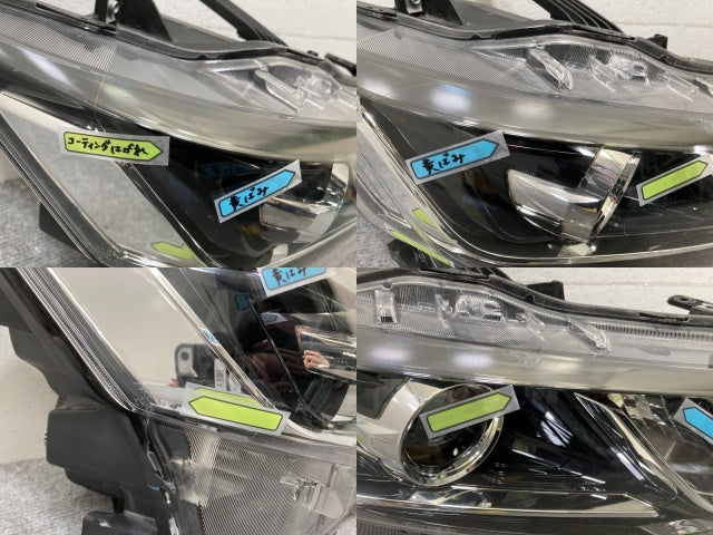 ジャンク!セレナ HWS/S/X/G/XV/C27/GFC27/GFNC27/GC27/GNC27/HC27/HFC27 純正 前期 右 ヘッドライト LED レベ 100-23721(138762)