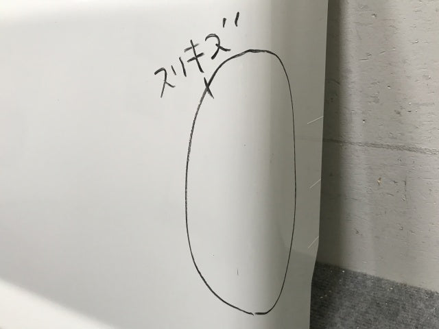 新車取り外し!ギガ 大型 2代目 2015- 10t 純正 左 リア フェンダー ホワイト ソリッド いすゞ(138793)