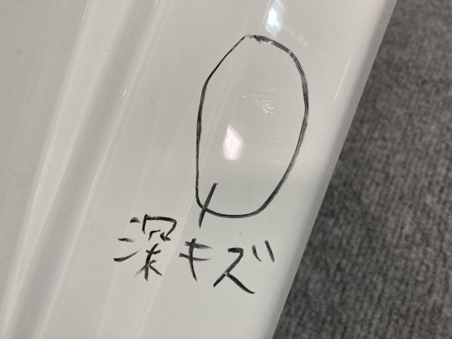 新車取り外し!ギガ 大型 2代目 2015- 10t 純正 左 フロント フェンダー ホワイト ソリッド いすゞ(138915)