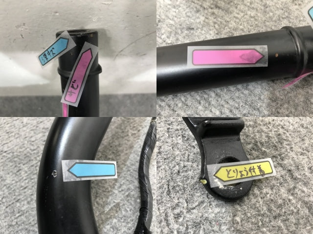 新車取り外し!ギガ 大型 2代目 2015- 純正 左 ドアミラー ステー ブラック ソリッド いすゞ(139011)