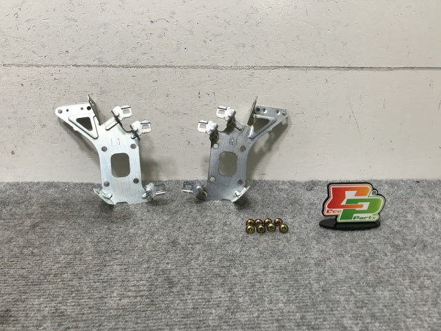 ミラ ジーノ L650S/L660S 純正 左右  オーディオ 取付 ステー ワイド用 2DIN ダイハツ(139018)
