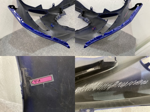 ヤリス KSP210/MXPA10/MXPA15 ハイブリッド/MXPH10/MXPH15 MXPH14/MXPH17 純正 フロント バンパー 52119-52E70 ダークブルー 8W7(139094)