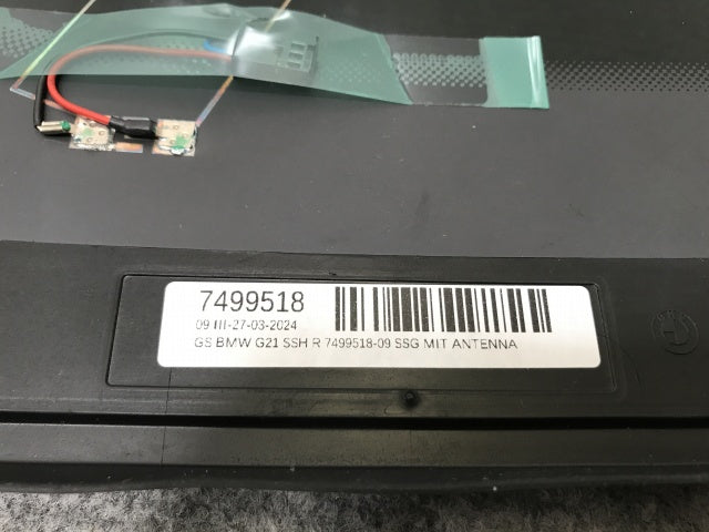 3シリーズ ツーリング G21 純正 右 リア クォーター ガラス 7499518 BMW(139153)
