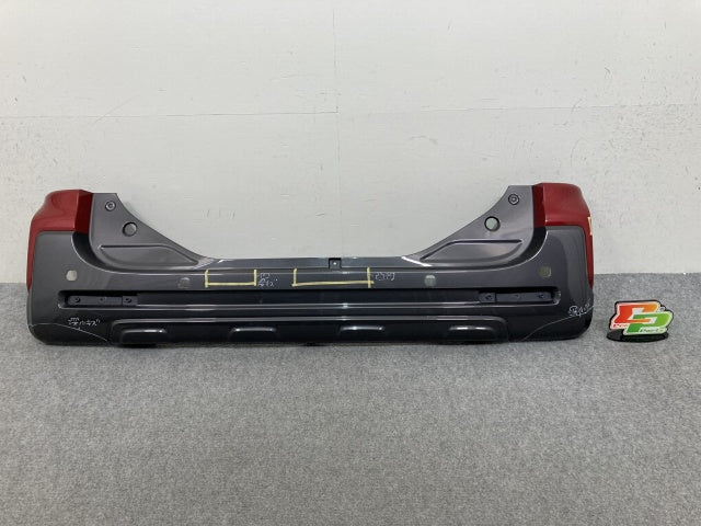スペーシア ギア/フレアワゴンタフスタイル MK53S/MM53S 純正 リア バンパー 71811-79R7 フェニックスレッド ガンメタ 2トーン DW6(139177)