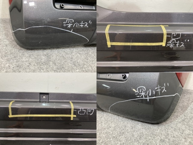 スペーシア ギア/フレアワゴンタフスタイル MK53S/MM53S 純正 リア バンパー 71811-79R7 フェニックスレッド ガンメタ 2トーン DW6(139177)