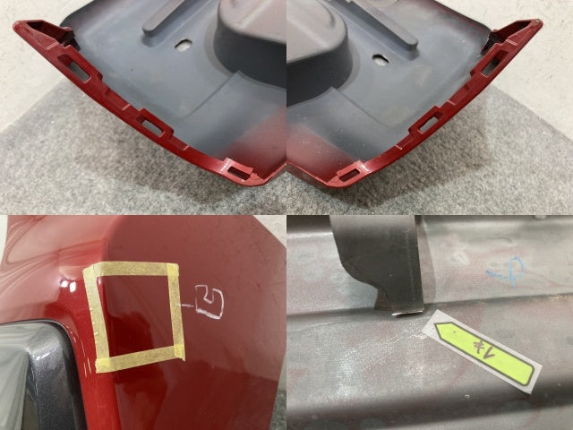 スペーシア ギア/フレアワゴンタフスタイル MK53S/MM53S 純正 リア バンパー 71811-79R7 フェニックスレッド ガンメタ 2トーン DW6(139177)