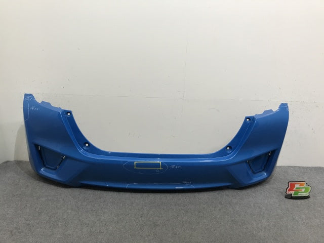 フィット GK3/GK4/GK5/GK6 ハイブリッド/GP5/GP6 純正 前期/中期 リアバンパー 71501-T5A-0000 ビビットスカイブルー B595P ホンダ(139212)