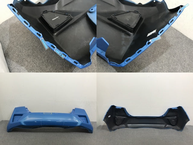 フィット GK3/GK4/GK5/GK6 ハイブリッド/GP5/GP6 純正 前期/中期 リアバンパー 71501-T5A-0000 ビビットスカイブルー B595P ホンダ(139212)