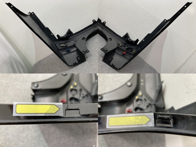 ヴォクシー/ノア SZ/SG 90系/ZWR90W/ZWR95W/MZRA90W/MZRA95W 純正 リア バンパー 右 リフレクター付 52159-V1050 ブラック 218(139312)