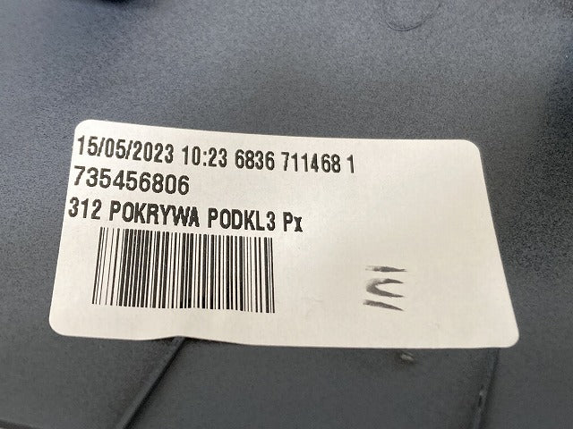 新品!500 31212/31209 純正 右  ドアミラー カバー 735412288 未塗装 フィアット(139423)