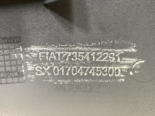新品!500 31212/31209 純正 左 ドアミラー カバー 735412291 未塗装 フィアット(139424)
