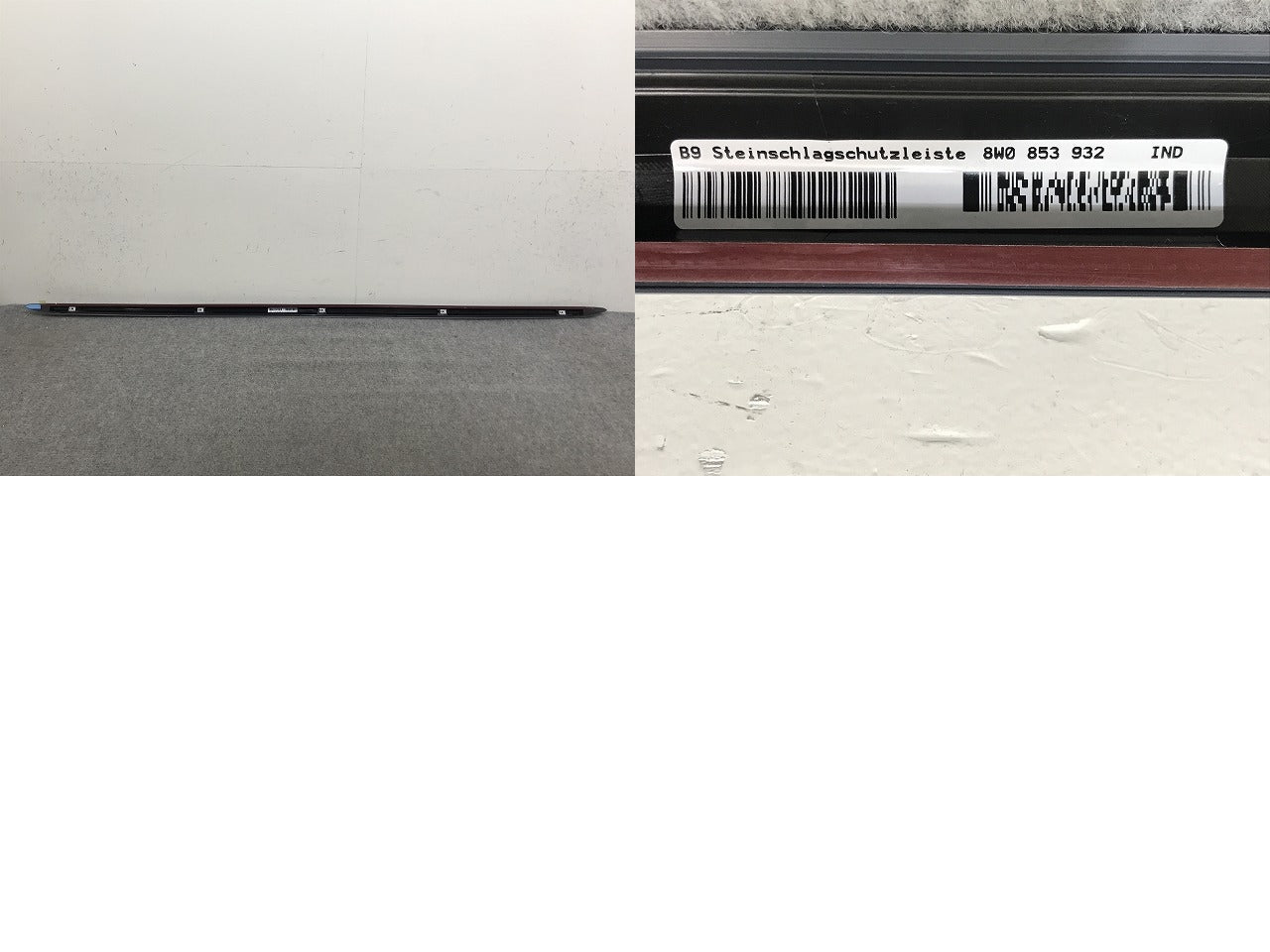新品!A4(B9) 8W 系 純正 右 サイド モール 8W0 853 932 未塗装 アウディ(139428)